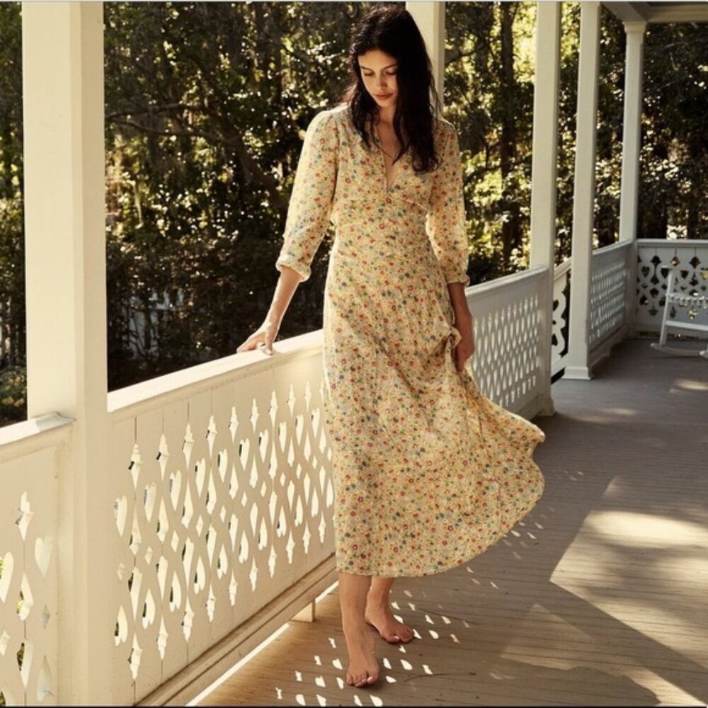 Doen Charleston Dress in Tasha Garden Print